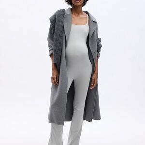 GAP Gray Boot Cut Jumpsuit